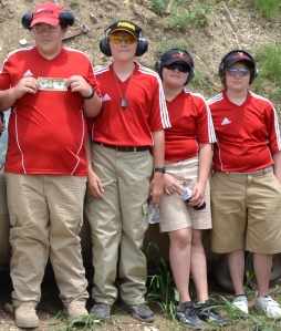 Some Red Team members earned cash for dropping their times dramatically at the match.